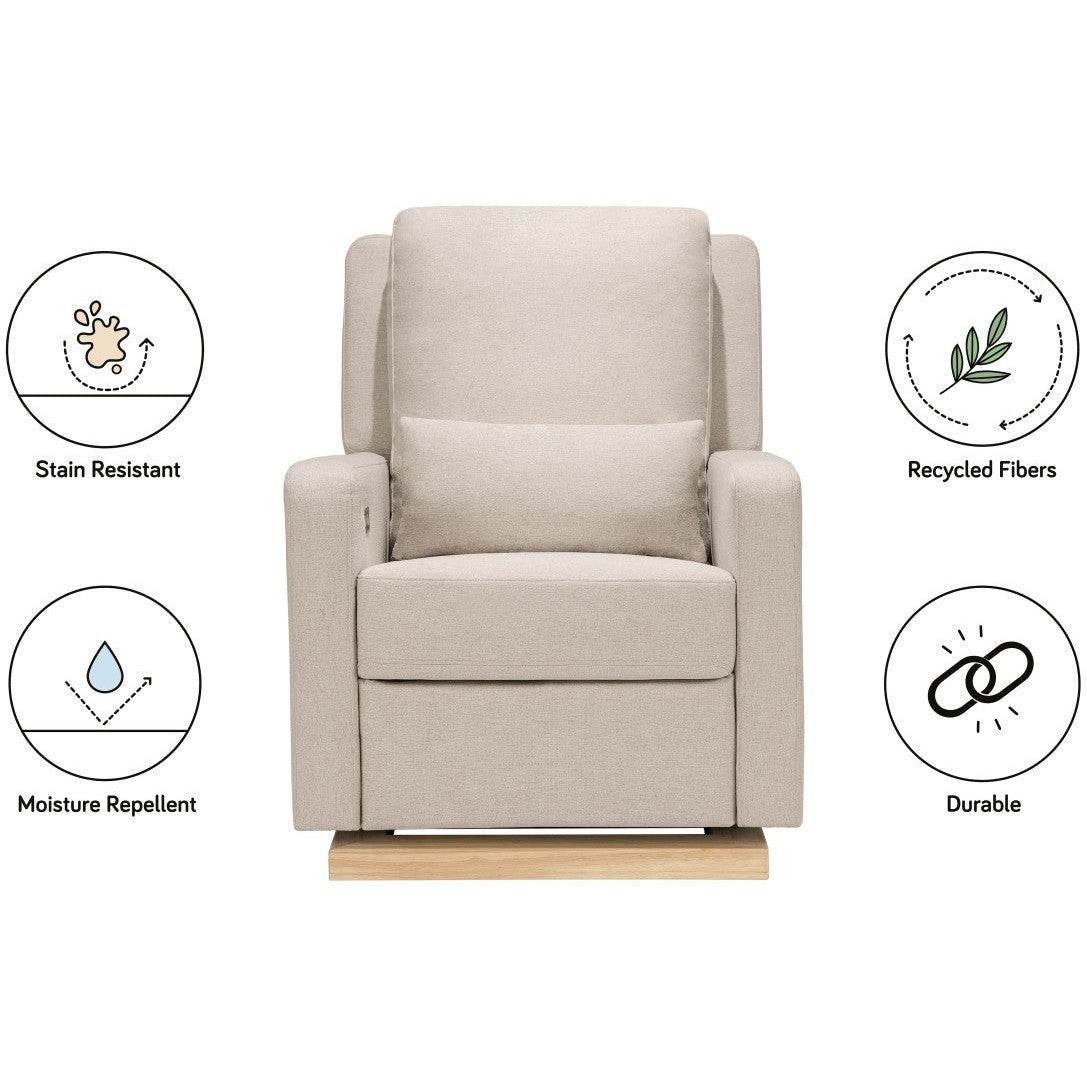 Sigi Power Recliner Glider with USB