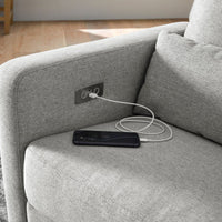 Sigi Power Recliner Glider with USB