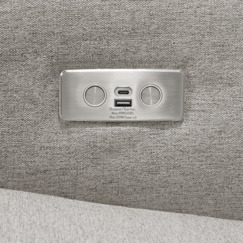 Sigi Power Recliner Glider with USB