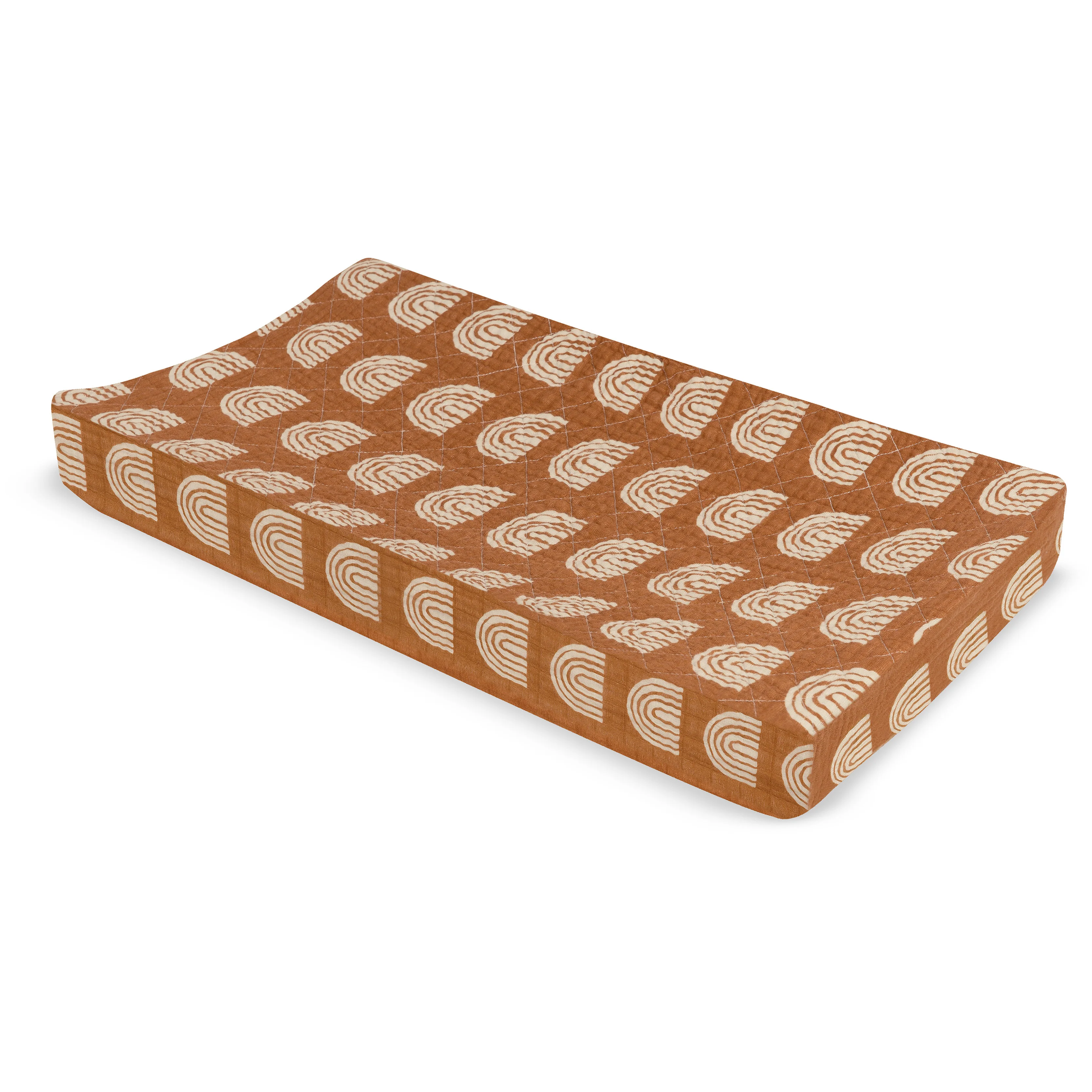 Terracotta Rainbow Changing Pad Cover