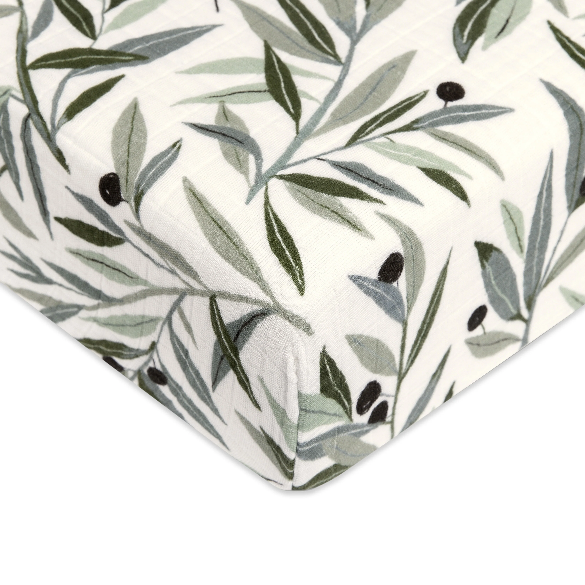 Olive Branches Crib Sheet