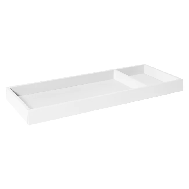 Solid White Changing Tray w/ Compartment