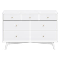 M15916W,Palma 7-Drawer Double Dresser  Assembled in White