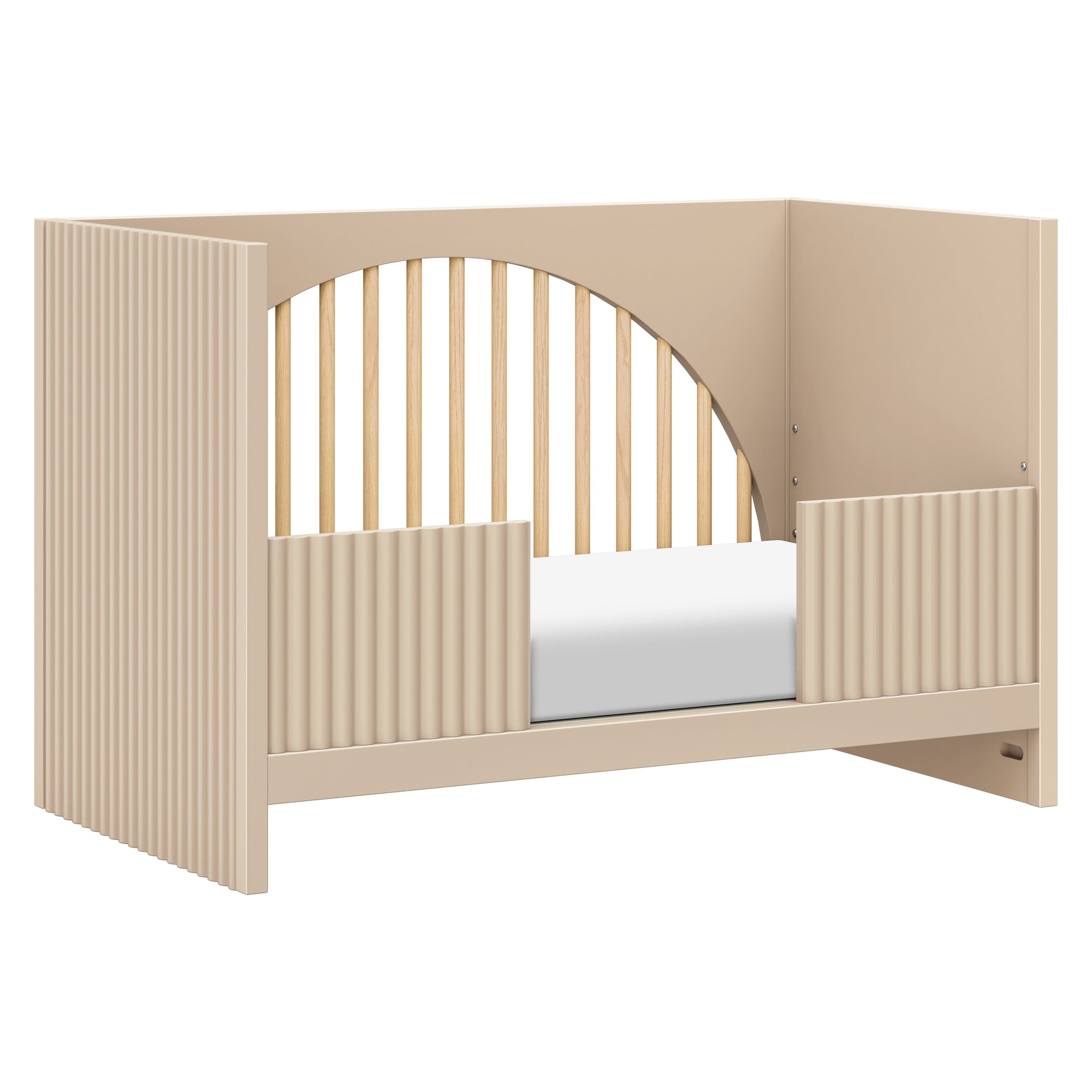 M30201TPESH,Moab 3-in-1 Convertible Crib in Taupe/Ash