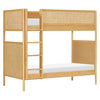 M25994HYNC,Bondi Cane Convertible Bunk Bed in Honey with Natural Cane