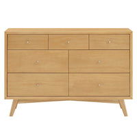 M15916HY,Palma 7-Drawer Double Dresser  Assembled in Honey