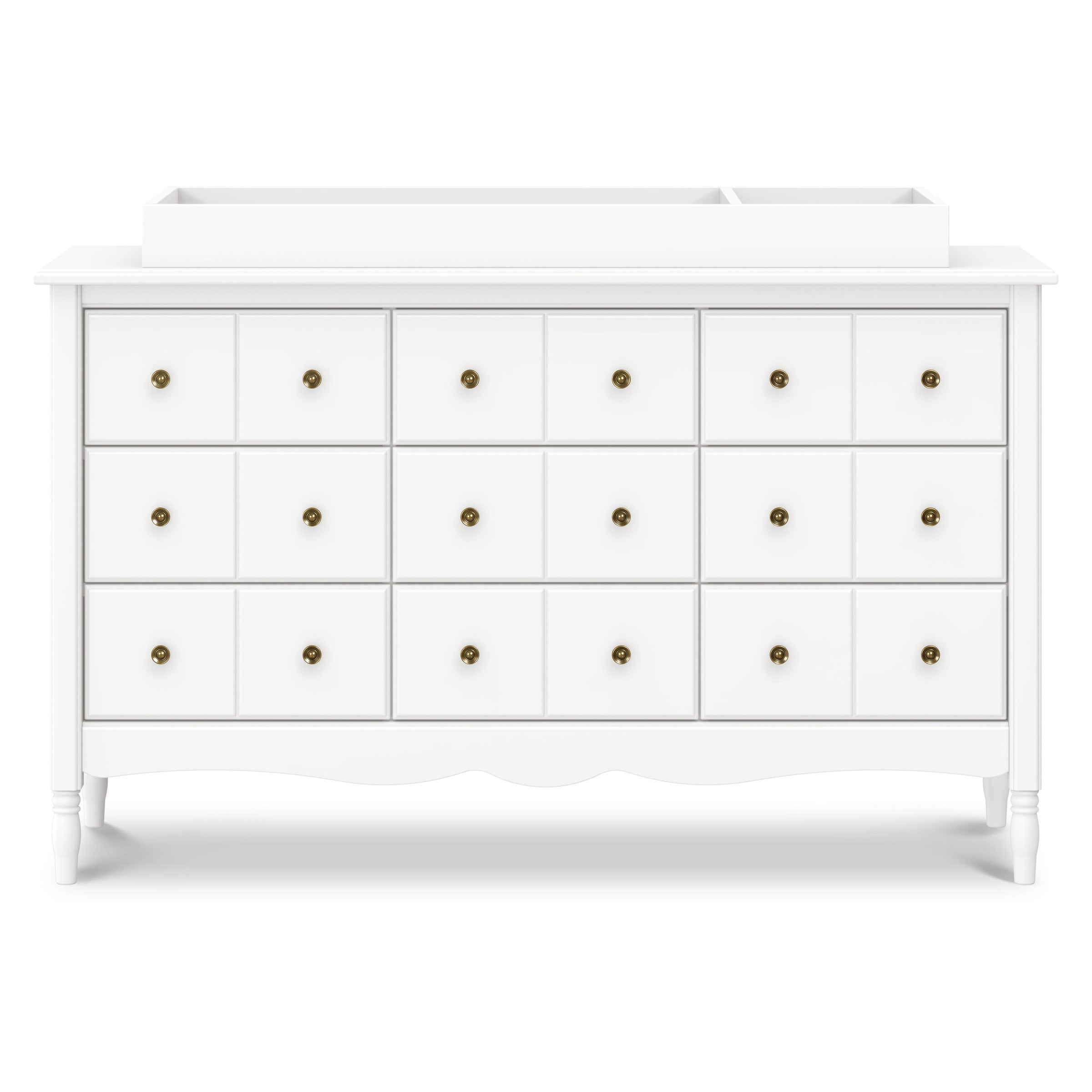 M7128RW,Liberty 9-Drawer Assembled Dresser in Warm White