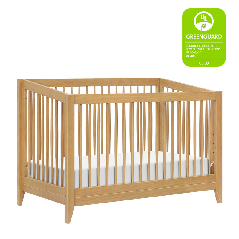 M10301HY,Sprout 4-in-1 Convertible Crib w/Toddler Bed Conversion Kit in Honey