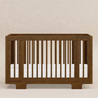 M23401NL,Yuzu 8-in-1 Convertible Crib w/All-Stages Conversion Kits in Natural Walnut