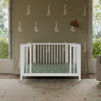 M30880W,Rolli 9-in-1 Convertible All-Stages?? Crib w/ Bassinet & Toddler Bed Kits in White