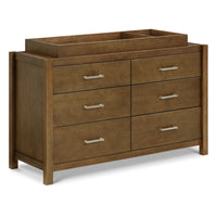 B26416LDF,Hemsted 6-Drawer Assembled Dresser in Walnut Driftwood