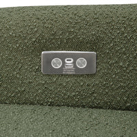 M11288OBLB,Kiwi Glider Recliner w/ Electronic Control and USB in Olive Boucle w/Light Wood Base