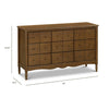 M7128NL,Liberty 9-Drawer Assembled Dresser in Natural Walnut