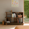 M31811NL,Crosby Open Bookcase in Natural Walnut