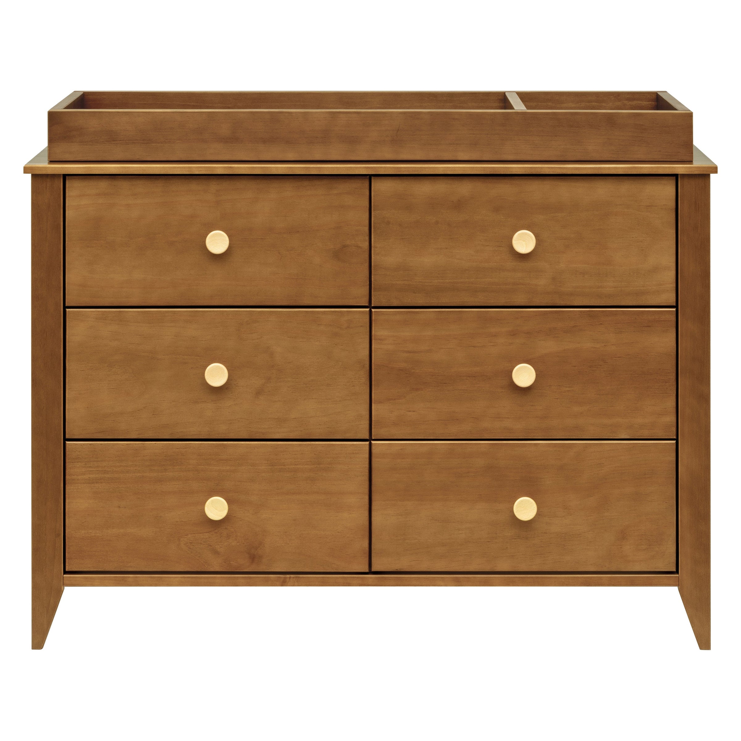 M10326CTN,Sprout 6-Drawer Double Dresser in Chestnut and Natural