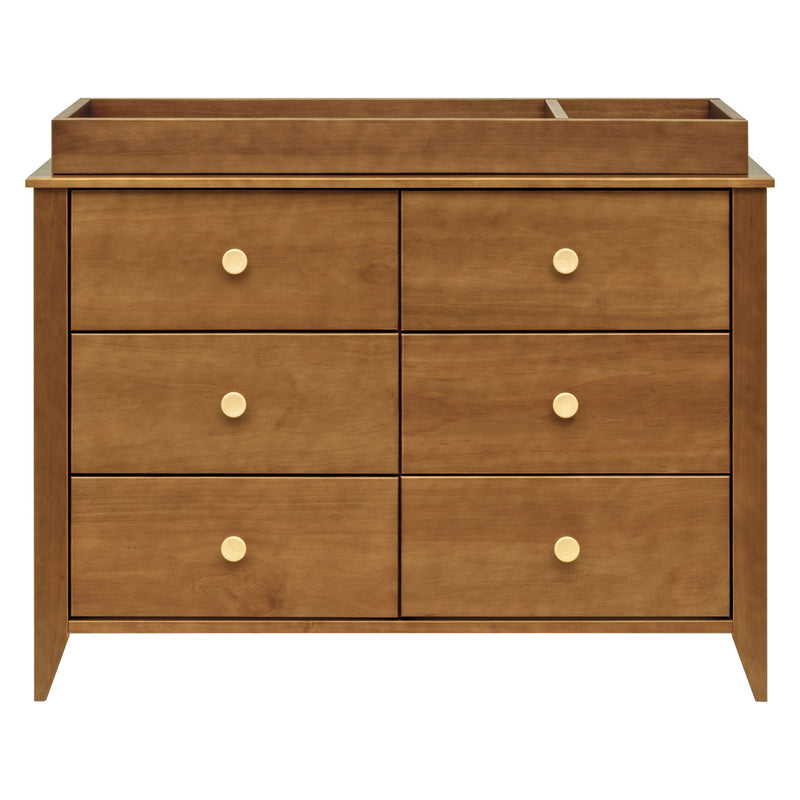 M10326CTN,Sprout 6-Drawer Double Dresser in Chestnut and Natural