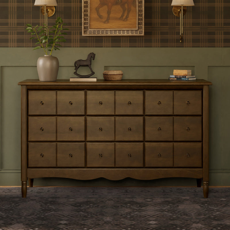 M7128NL,Liberty 9-Drawer Assembled Dresser in Natural Walnut