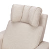 M17183PBEW,Willa Deluxe Power Glider Recliner w/Heat&Massage in Performance Beach Eco-Weave