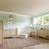 M21787TTFT,Crawford Pillowback Comfort Swivel Glider in Strawberry Thief in Fig & Thyme