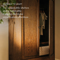 M33329TE,Nate Berkus x Babyletto Astre Assembled Armoire in Toffee