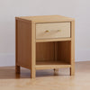 M24860HYPSEW,Eloise Nightstand  Assembled in Honey & Performance Sand Eco-Weave