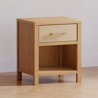 M24860HYPSEW,Eloise Nightstand  Assembled in Honey & Performance Sand Eco-Weave