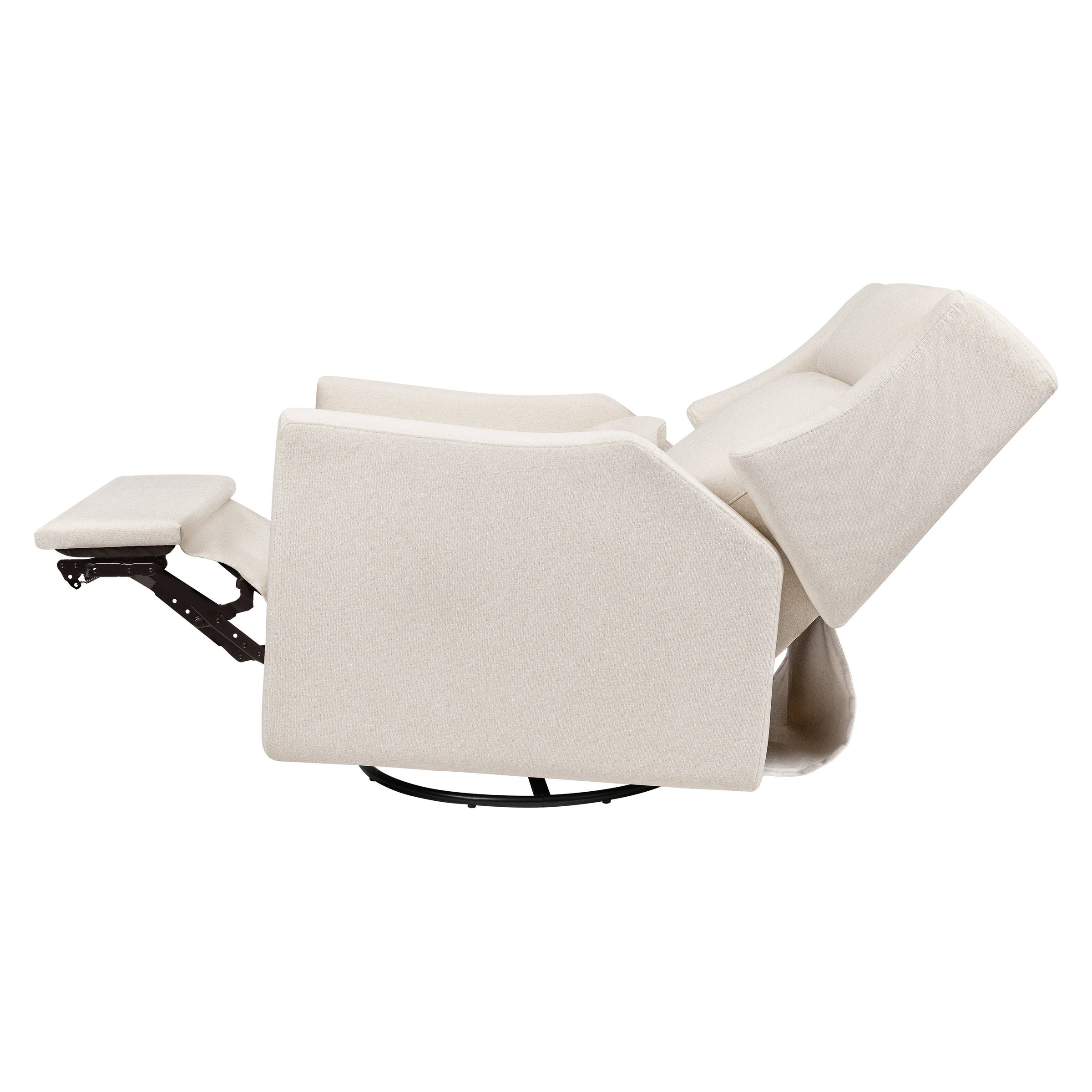M11286PCMEW,Kiwi Plus Power Glider Recliner w/ Power Headrest in Performance Cream Eco-Weave