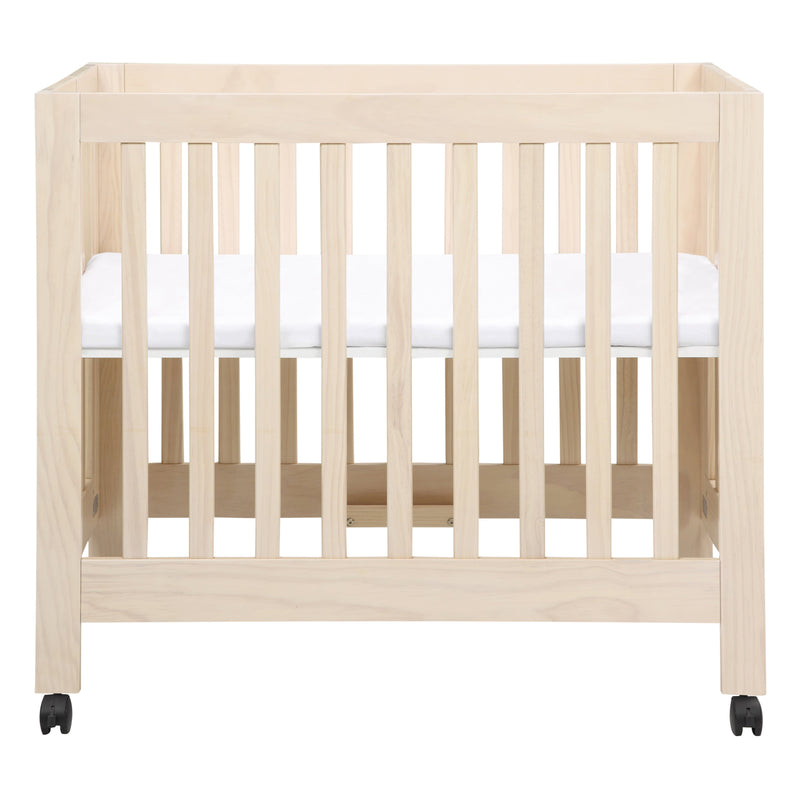 M6698NX,Origami Mini Crib in Washed Natural