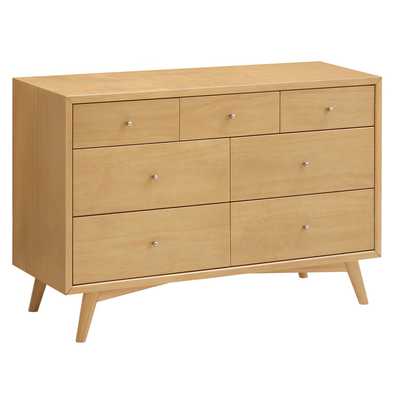 M15916HY,Palma 7-Drawer Double Dresser  Assembled in Honey