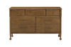 M31416NL,Alouette 7-Drawer Assembled Dresser in Natural Walnut