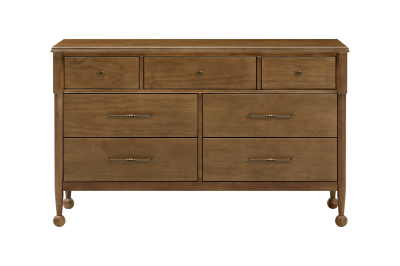 M31416NL,Alouette 7-Drawer Assembled Dresser in Natural Walnut