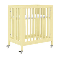 M30880PY,Rolli 9-in-1 Convertible All-Stages?? Crib w/ Bassinet & Toddler Bed Kits in Pale Yellow