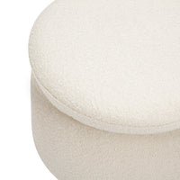 M22985WB,Enoki Storage Ottoman in Ivory Boucle