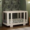 M23401NXB,Yuzu 8-in-1 Convertible Crib w/All-Stages Conversion in Washed Natural/Black