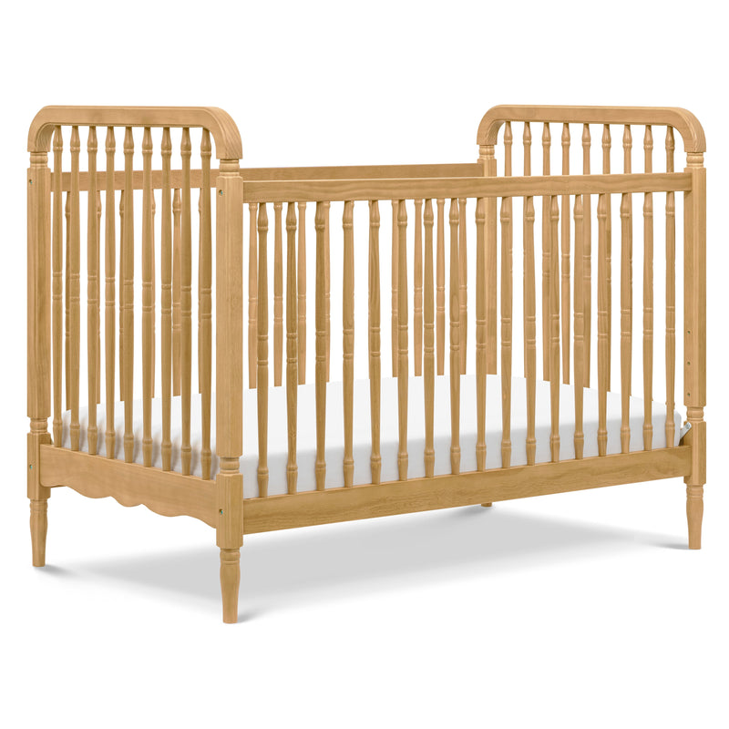 M7101HY,Liberty 3-in-1 Convertible Spindle Crib w/Toddler Bed Conversion Kit in Honey