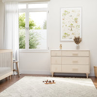 M9016NX,Lolly 6-Drawer Double Dresser  Assembled in Washed Natural