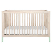 M12901NXW,Gelato 4-in-1 Convertible Crib w/Toddler Conversion Kit in Washed Natural  W Feet