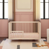 M12901NXW,Gelato 4-in-1 Convertible Crib w/Toddler Conversion Kit in Washed Natural  W Feet