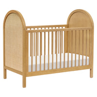 M25601HYNC,Bondi Cane 3-in-1 Convertible Crib w/Toddler Bed Kit in Honey with Natural Cane