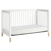 M12901WNX,Gelato 4-in-1 Convertible Crib w/Toddler Conversion Kit in White  NX Feet