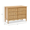 M7116HY,Liberty 6-Drawer Assembled Dresser in Honey