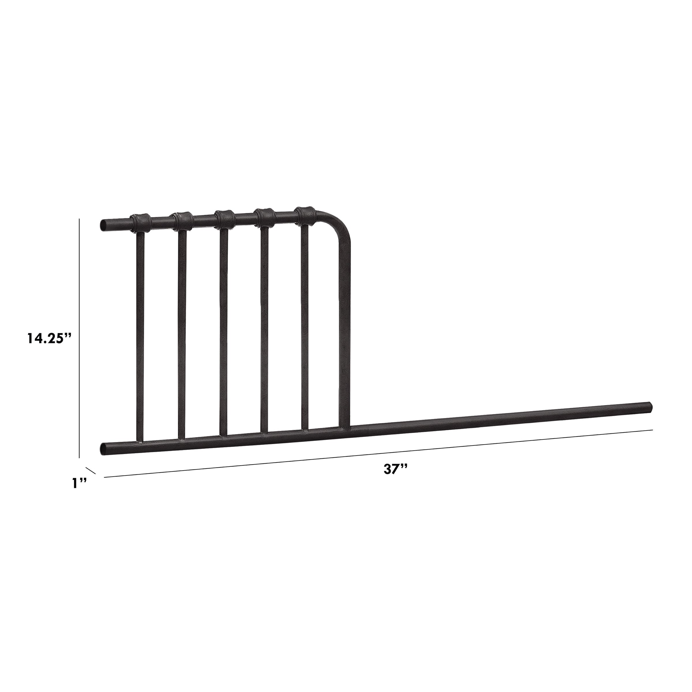 M25599UR,Mini Toddler Bed Conversion Kit (Abigail-Winston) in Vintage Iron