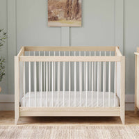 M10301NXW,Sprout 4-in-1 Convertible Crib w/Toddler Bed Conversion Kit in W Natural/White