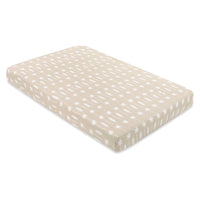 T27036,Beach Bum Muslin Mini Crib Sheet in GOTS Certified Organic Cotton