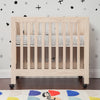 M6698NX,Origami Mini Crib in Washed Natural
