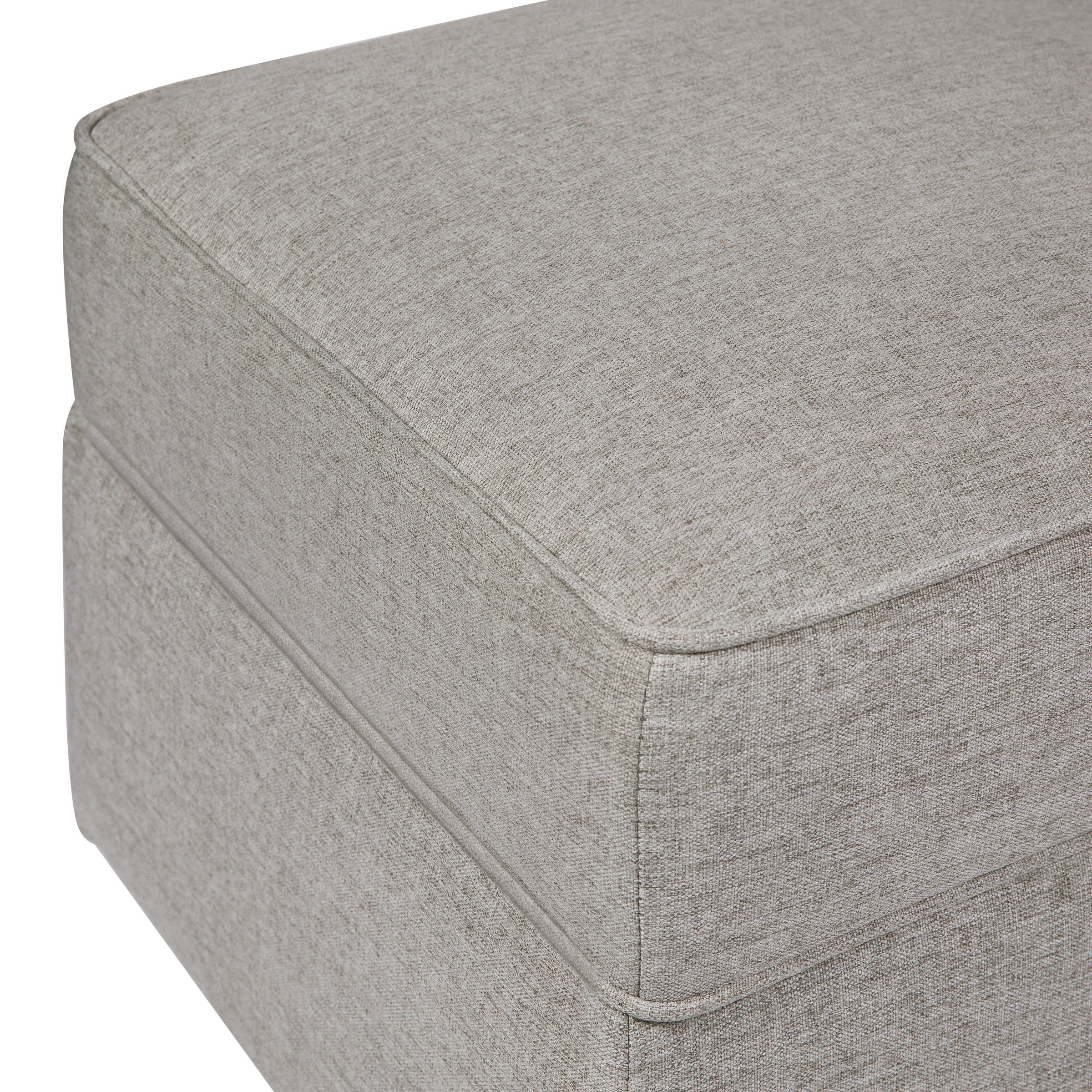 M17285PGEW,Willa/Alden Gliding Ottoman in Performance Grey Eco-Weave