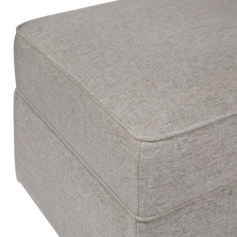 M17285PGEW,Willa/Alden Gliding Ottoman in Performance Grey Eco-Weave