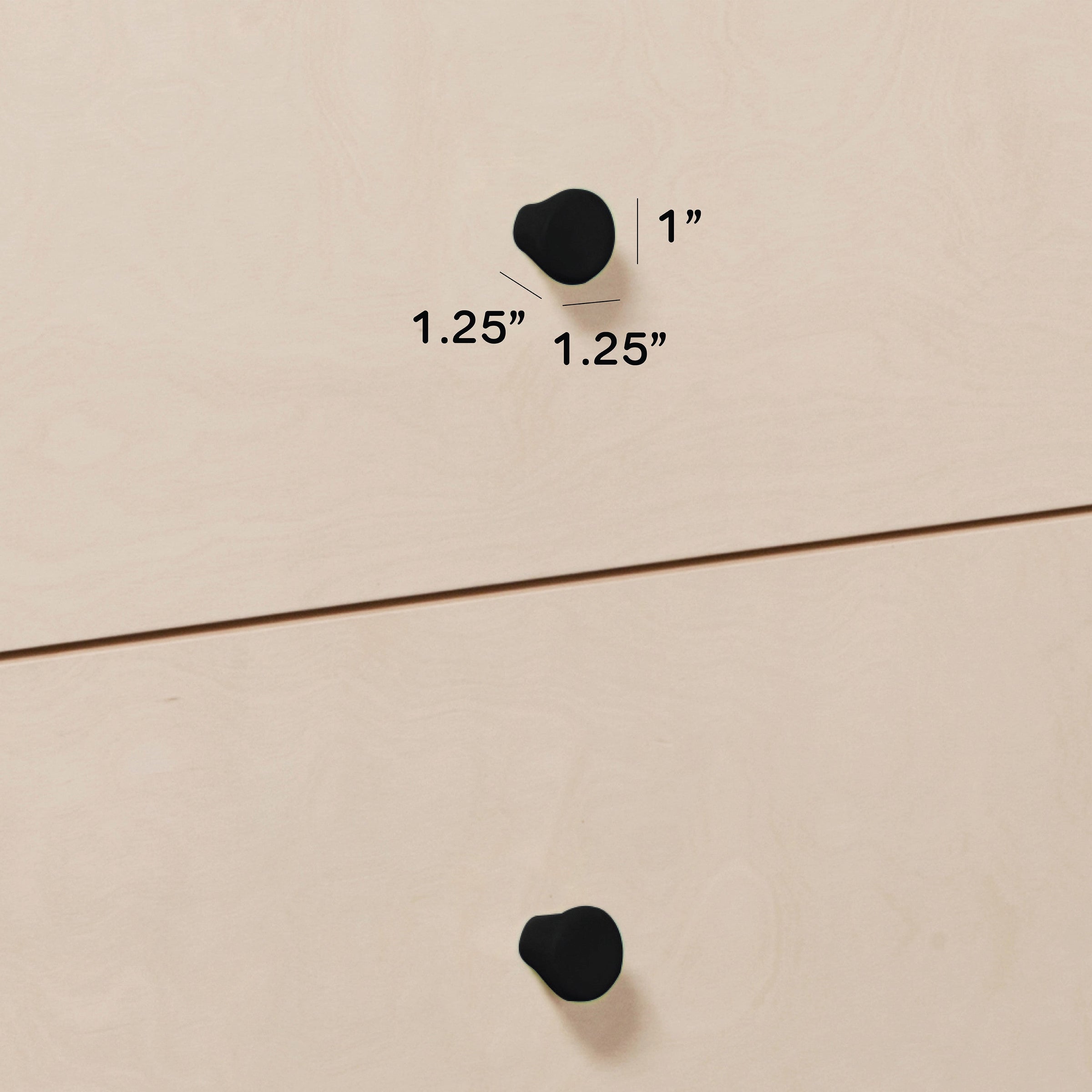 M12971B,Gelato Knob Set in Black Finish