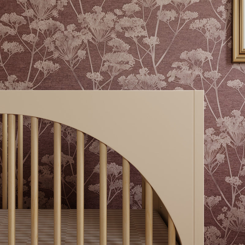 M30201TPESH,Moab 3-in-1 Convertible Crib in Taupe/Ash