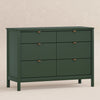 M25616FRGR,Bondi 6-Drawer Assembled Dresser in Forest Green